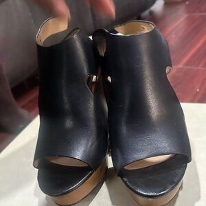 Michael Kors Black Women's Open-Toe Heels